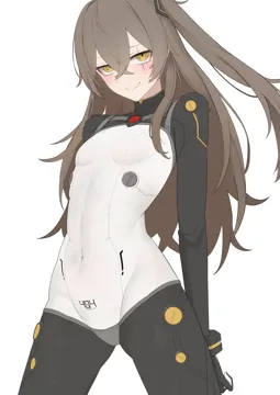 1girl 404__girls__frontline 404_logo__girls__frontline alternate_costume blush bodysuit breasts brown_hair cowboy_shot grey_bodysuit grin hair_between_eyes long_hair mecha_pilot_suit multicolored_bodysuit one_side_up plugsuit__evangelion scar scar_across_eye scar_on_face skin_tight small_breasts smile solo test_plugsuit__evangelion two_tone_bodysuit very_long_hair yellow_eyes re1kirisaki342 evangelion__2_0_you_can__not__advance girls__frontline neon_genesis_evangelion rebuild_of_evangelion ump45__girls__frontline
